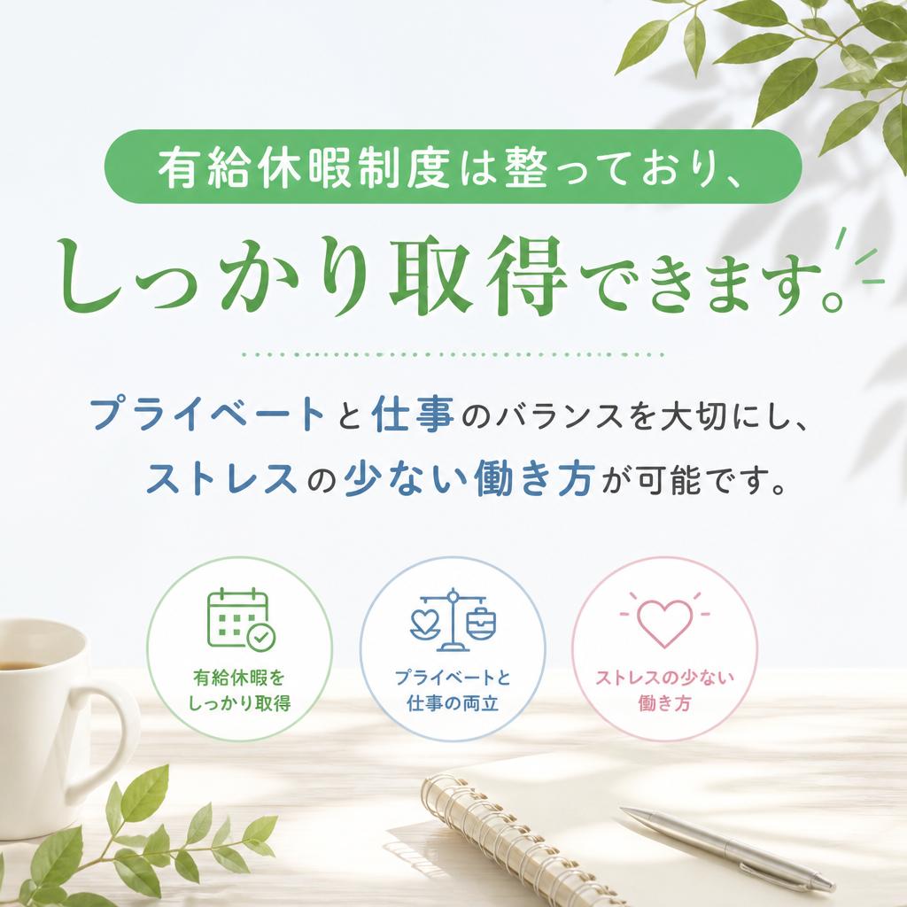 有給休暇の取得しやすさ