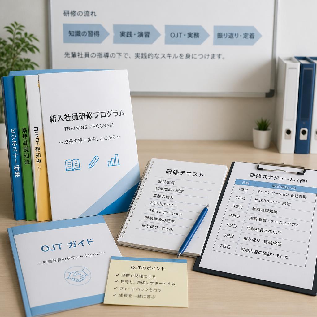 未経験者のための充実した研修制度